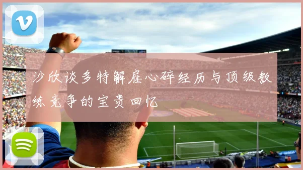 沙欣谈多特解雇心碎经历与顶级教练竞争的宝贵回忆